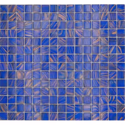Mosani MOS230-G17, Mosaique, Verre, Bleu, Intérieure, Rectangle, 327 mm