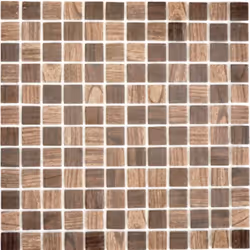 Mosani MOS63-410, Mosaique, Verre, Marron, Intérieure, Rectangle, 300 mm