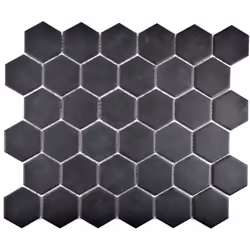 Mosani MOS11B-0304-R10, Mosaique, Verre, Noir, Intérieure, Rectangle, 325 mm