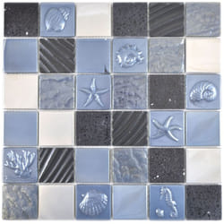 Mosani MOS88-2717 carreau Mosaique Noir