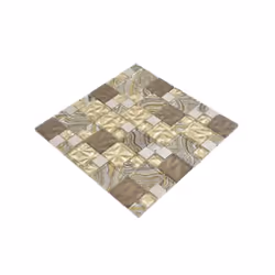 Mosani MOS88-1207 carreau Mosaique Beige, Marron