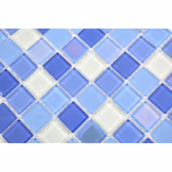 Mosani MOS88-1006 carreau Mosaique Bleu