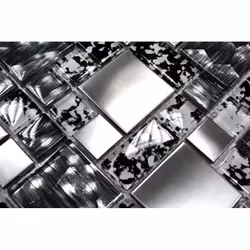 Mosani MOS88-0203_f Mosaique Noir, Argent