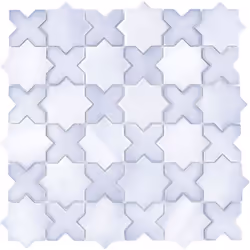 Mosani MOS13-SXS05, Mosaique, Vitrocéramique, Gris, Intérieure, Rectangle, 296 mm