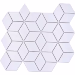 Mosani MOS13-POV4, Mosaique, Vitrocéramique, Blanc, Intérieure, Rectangle, 266 mm