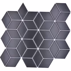 Mosani MOS13-POV5, Mosaique, Vitrocéramique, Noir, Intérieure, Rectangle, 266 mm