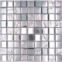 Mosani MOS88-XCB5 carreau Mosaique Argent