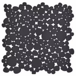 Mosani MOS12-0311, Mosaique, Vitrocéramique, Noir, Intérieure, Rectangle, 275 mm