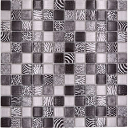 Mosani MOS68-WL24 carreau Mosaique Noir