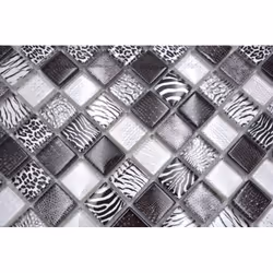 Mosani MOS68-WL24 carreau Mosaique Noir