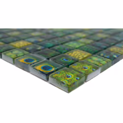 Mosani MOS68-WL84 carreau Mosaique Vert