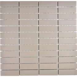 Mosani MOS24-1202, Mosaique, Verre, Gris, Intérieure, Rectangle, 297 mm