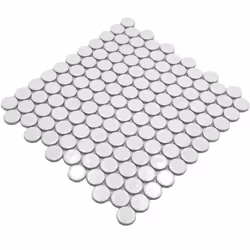 Mosani MOS10-0102GR carreau Mosaique Blanc