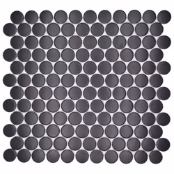Mosani MOS10-0311GR, Mosaique, Vitrocéramique, Noir, Intérieure, Rectangle
