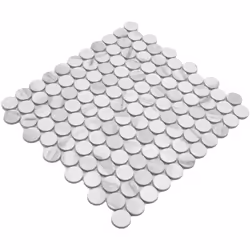 Mosani MOS10-1102GR carreau Mosaique Gris, Blanc