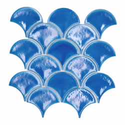 Mosani MOS13-FS3, Mosaique, Vitrocéramique, Bleu, Intérieure, Rectangle, 256 mm