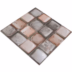 Mosani MOS88-S08 carreau Mosaique Gris, Beige