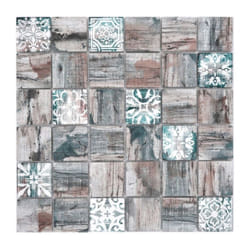 Mosani MOS160-W900 carreau Mosaique Gris, Marron, Vert