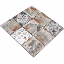 Mosani MOS160-W750 carreau Mosaique Beige