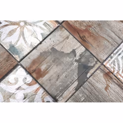 Mosani MOS160-W750 carreau Mosaique Beige