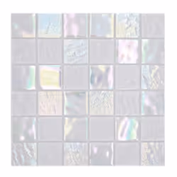 Mosani MOS66-S10-48, Mosaique, Verre, Blanc, Intérieure, Rectangle