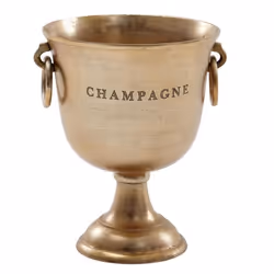 FineBuy Refroidisseur de Champagne 285x375x285 cm Aluminium Seau à Champagne [dor]