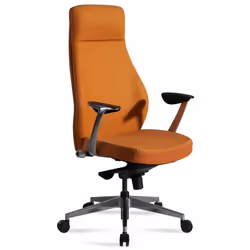 Chaise de Bureau Simili Cuir Fauteuil Ergonomique Siège Pivotante 120kg
