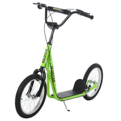 HOMCOM Trottinette pour Enfants à partir de 5 Ans Trottinette Cityroller Scooter avec Pneus et Frein à MainVerte