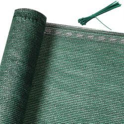 Detex - Brise vue balcon Tissu hdpe Pare-soleil brise-vue jardin Protection uv vent Résistant aux intempéries Vert 1x10m