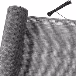 Paravent Brise-vue 12x10m Brise Vent Anti-Regards Clôture résistant avec attache-câbles