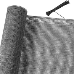 Paravent Brise-vue 12x10m Brise Vent Anti-Regards Clôture résistant avec attache-câbles