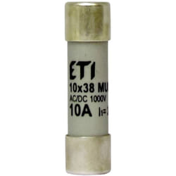 ETI - 002625402 Fusible de multimètre (ø x l) 10.30 mm x 38 mm 6 a 1000 v Contenu 1 pc(s)