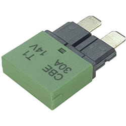 CBE1-3014 Disjoncteur pour fusible plat standard 30 a vert 1 pc(s) - Hansor
