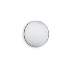 Britney - Miroir avec cadre - Argenté - Ø 80cm