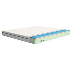 Matelas Emma One 140x190 cm Mémoire de Forme Confort Optimal Système Multicouches 7 zones de Soutien Housse Thermorégulatrice