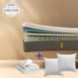 EMMA  Pack Original 140x190  Matelas Mémoire de Forme  Confort Optimal N°1 en France  2 Oreillers Nuage Essentiel +Couette