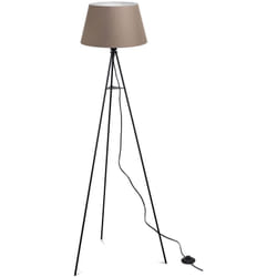 Lampadaire Tissu 'Elsika' en textile pour salon & salle à manger