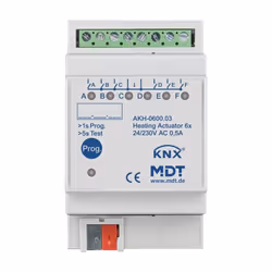 ACTIONNEUR DE CHAUFFAGE 6 VOIES 3TE REG 24-230 VAC MDT AKH-0600.03
