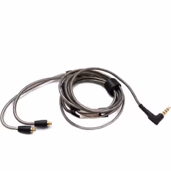 Câble audio - SYSTEM-S - 120 cm - AUX jack 35 mm - Avec microphone - Compatible Sennheiser AKG