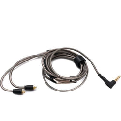 Câble audio - SYSTEM-S - 120 cm - AUX jack 35 mm - Avec microphone - Compatible Sennheiser AKG