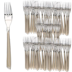 Couverts - RITZENHOFF & BREKER - Set de 60 Fourchettes - Taupe - Acier inoxydable - Lavable au lave-vaisselle
