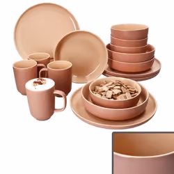 Service combiné - RITZENHOFF & BREKER - Jasper Poudre - 16 pièces - Compatible lave-vaisselle - Design moderne