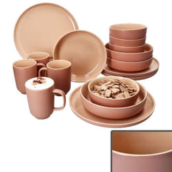 Service combiné - RITZENHOFF & BREKER - Jasper Poudre - 16 pièces - Compatible lave-vaisselle - Design moderne