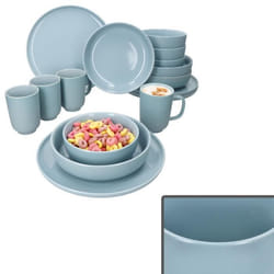 Service de table - RITZENHOFF & BREKER - Jasper - 16 pièces - Gris-bleu - Compatible lave-vaisselle