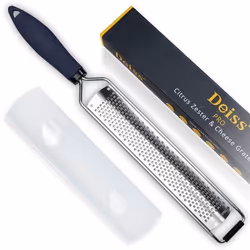 Deiss PRO Zesteur dAgrumes & Râpe à Fromage Manuelle