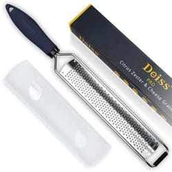 Deiss PRO Zesteur dAgrumes & Râpe à Fromage Manuelle