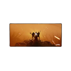ItemLab Golden Trio Tapis de souris de jeu Noir, Orange