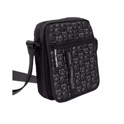 ItemLab Outline Pattern Polyester recyclé Noir, Blanc Unisexe Sac à bandoulière