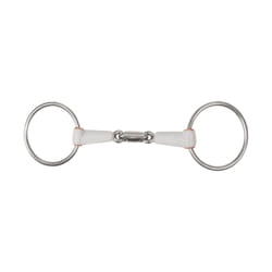 Mors pour cheval avec filet double brisure anneau Beris