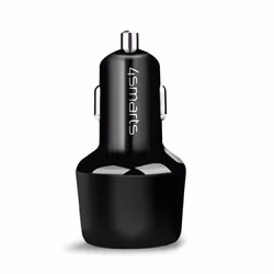 4smarts VoltRoad Ultimate Ordinateur portable, Smartphone, Tablette Noir Allume-cigare Charge rapide Auto